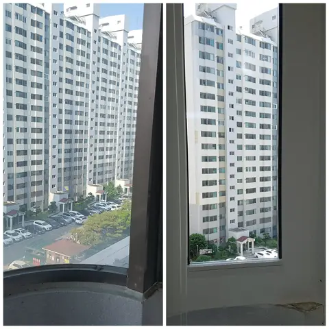 광주 서구 금호동 중흥아파트 KCC 창호 시공 사진