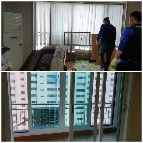 광주 동구 학동 삼익아파트 KCC 창호 시공 사진
