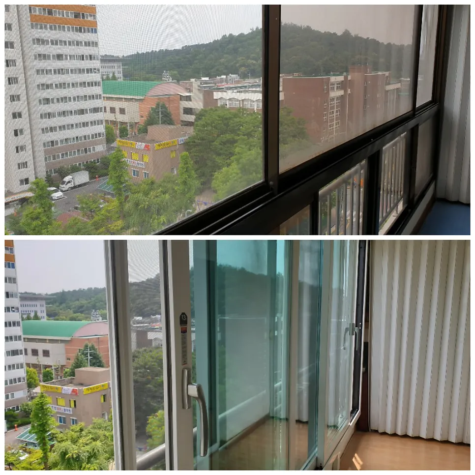 광주 서구 쌍촌동 백일중흥 KCC 창호 시공 사진 1 — 본문 기타 기능