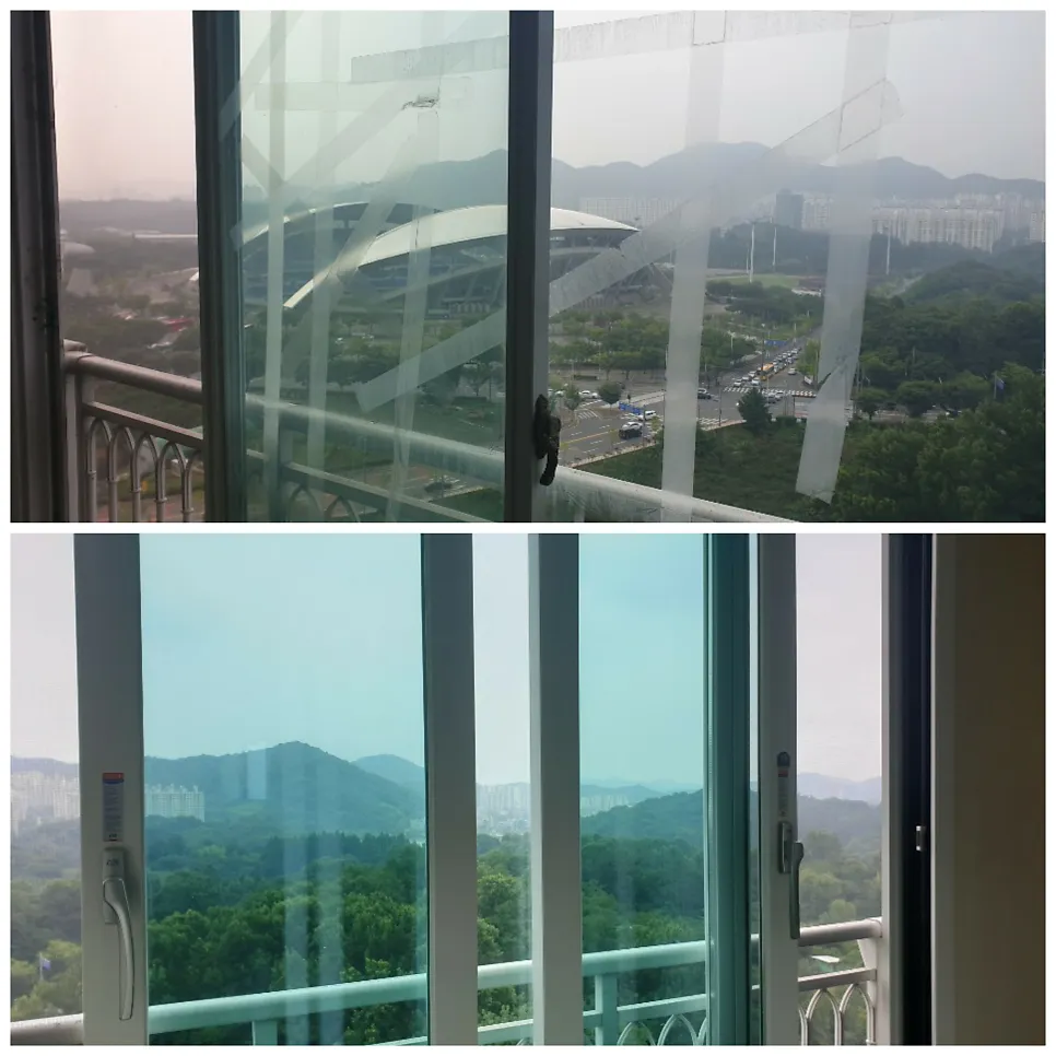 광주 서구 화정동  KCC 창호 시공 사진 1 — 되세요