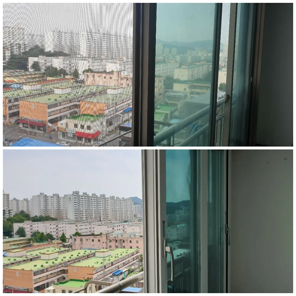 광주 남구 봉선동 금호아파트 KCC 창호 시공 사진 1 — 자 그럼 시공현장을한번 둘러볼까요