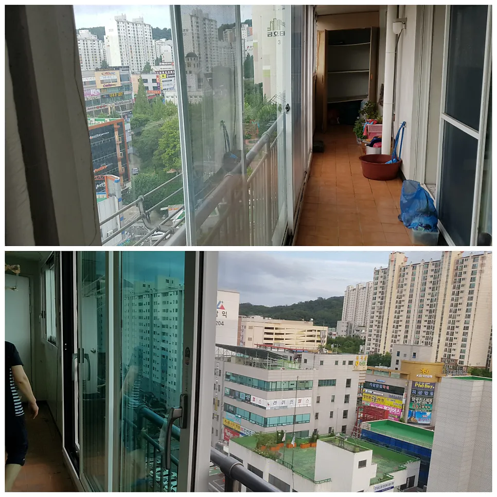 광주 남구 봉선동 삼익1차아파트 KCC 창호 시공 사진 1 — 오늘은 달봉이랑 현장체크한번 해 볼까요