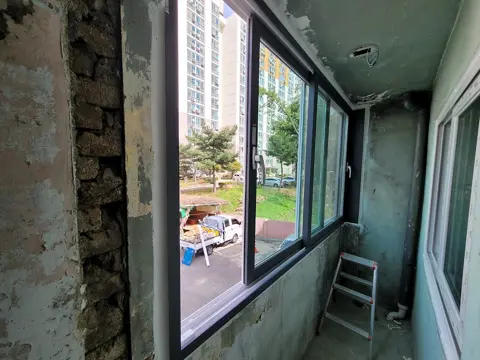 광주 북구 문흥동 천일연립 KCC 창호 시공 사진