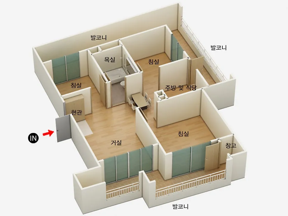광주 남구 진월동 한신아파트 KCC 창호 시공 사진 2 — 초록빛의 배드민턴장과 더불어 온통 초록세상으로 눈이 맑아지는 느낌입니다.