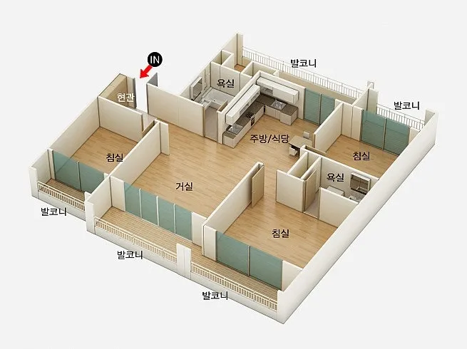 광주 광산구 운남동 KCC 창호 시공 사진 2 — 아치형의 아름다운 꽃길을 만들어 놓은 것이랍니다.