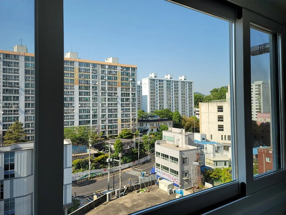 광주 남구 봉선동 무등파크 KCC 창호 시공 사진 5 — 시공 후 사진을 보실까요?