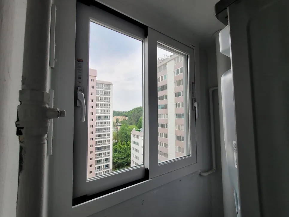 광주 남구 봉선동 무등파크 KCC 창호 시공 사진 2 — 시공 후 사진을 보실까요?
