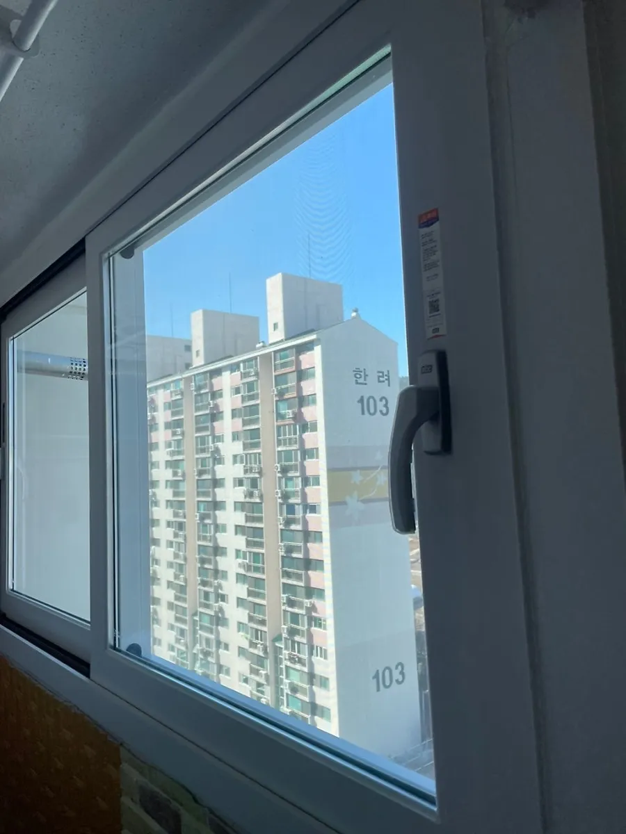 전남 여수 중앙하이츠 KCC 창호 시공 사진 5 — 시공 후 사진을 보실까요?