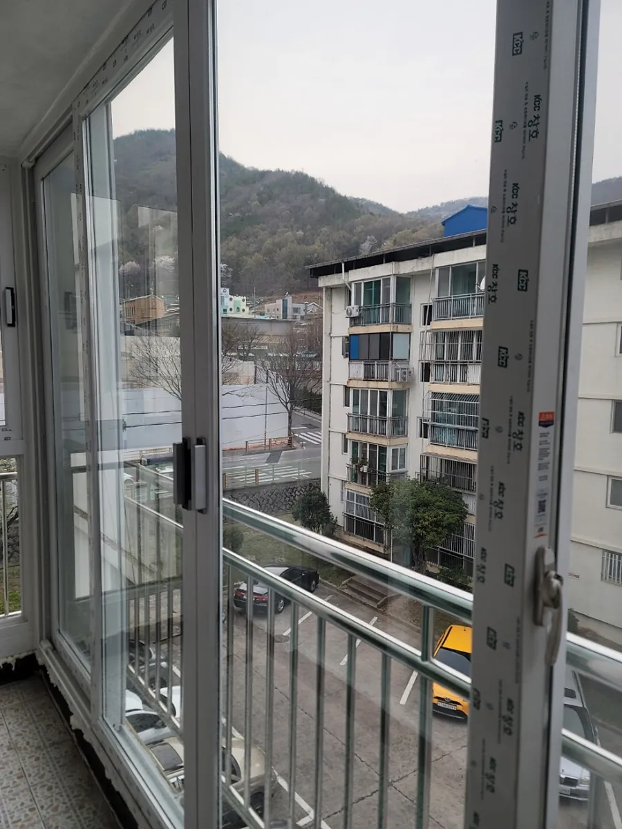 전남 순천 조례주공 KCC 창호 시공 사진 3 — 시공 후 사진을 보실까요?