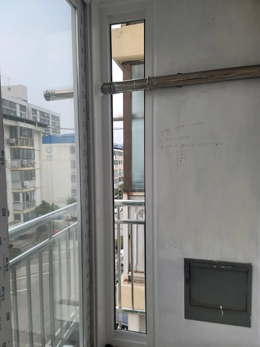 전남 순천 조례주공 KCC 창호 시공 사진 5 — 시공 후 사진을 보실까요?