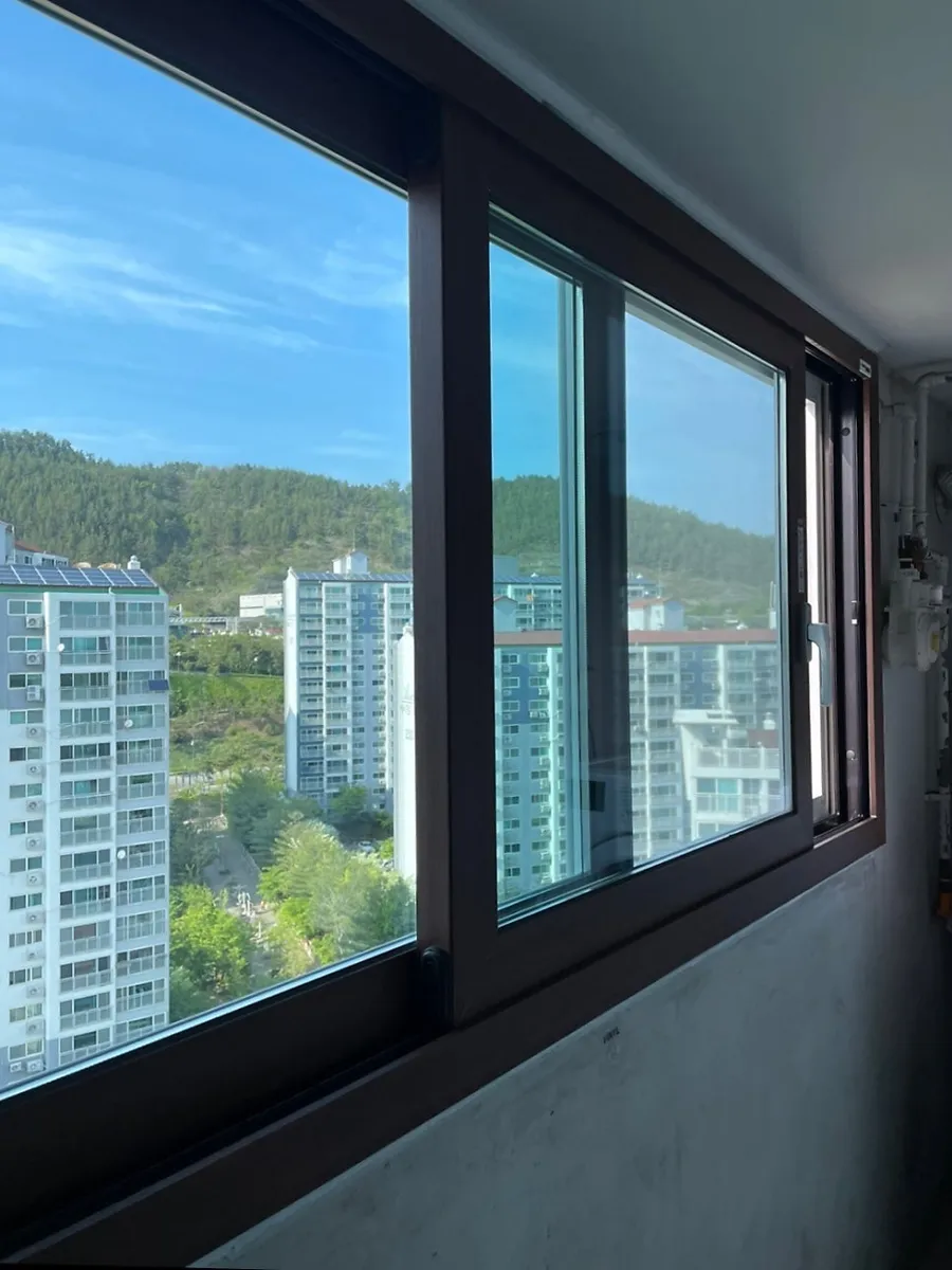 전남 목포  KCC 창호 시공 사진 9 — 시공 후 사진을 보실까요?