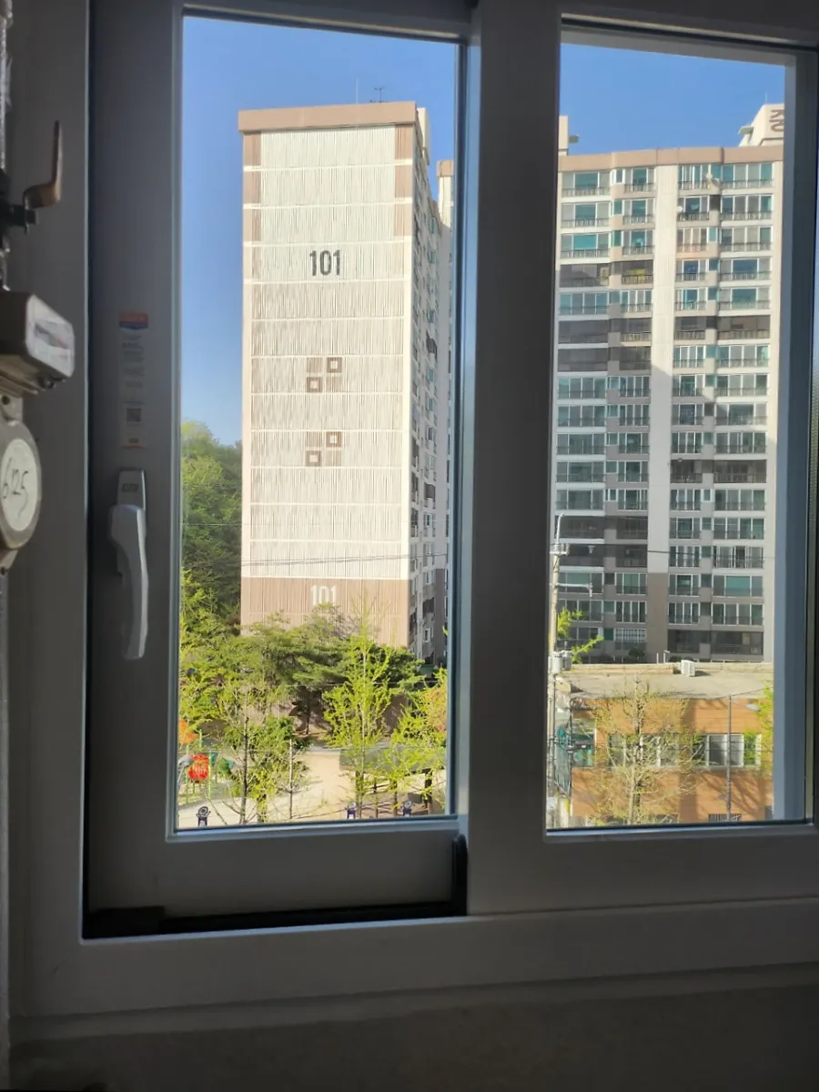 광주 서구 화정동 금호타운 KCC 창호 시공 사진 6 — 시공 후 사진을 보실까요?