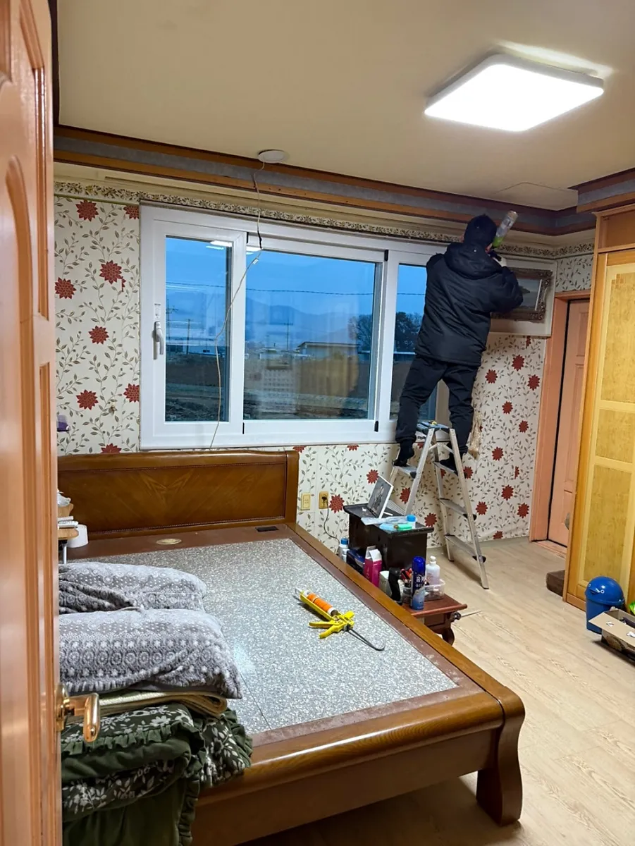 전남 영암  KCC 창호 시공 사진 4 — 거주 세대 시공후기 함께 보실까요~