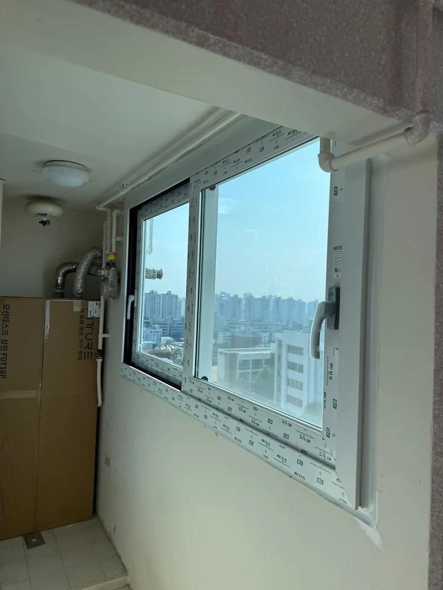 광주 북구 운암동 롯데캐슬 KCC 창호 시공 사진 8 — 그럼 시공 사진부터 보고 설명드릴게요~!